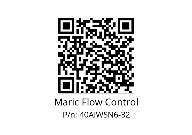   Maric Flow Control 40AIWSN6-32