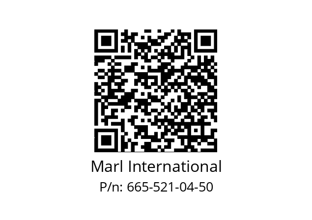   Marl International 665-521-04-50