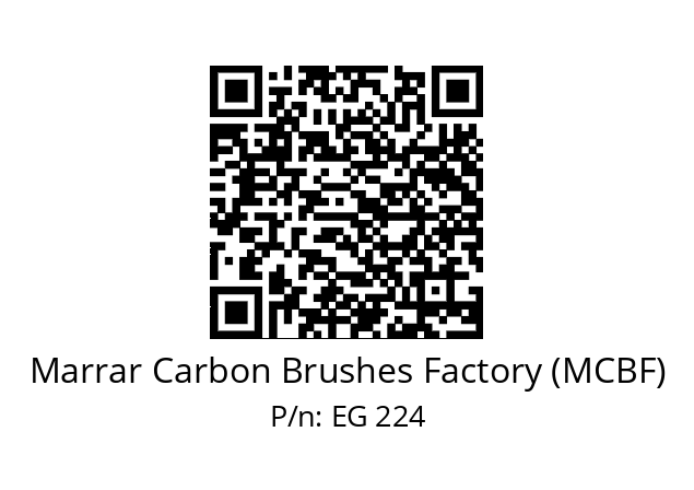   Marrar Carbon Brushes Factory (MCBF) EG 224