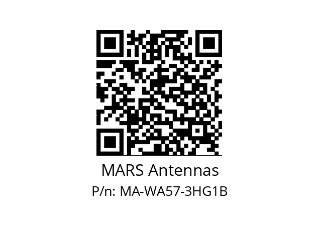   MARS Antennas MA-WA57-3HG1B