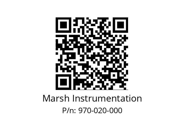   Marsh Instrumentation 970-020-000