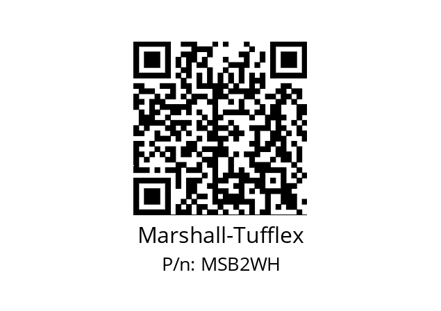   Marshall-Tufflex MSB2WH