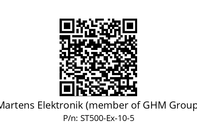   Martens Elektronik (member of GHM Group) ST500-Ex-10-5