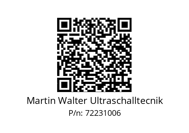  MW 1000 GTI Martin Walter Ultraschalltecnik 72231006