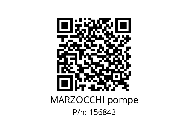   MARZOCCHI pompe 156842