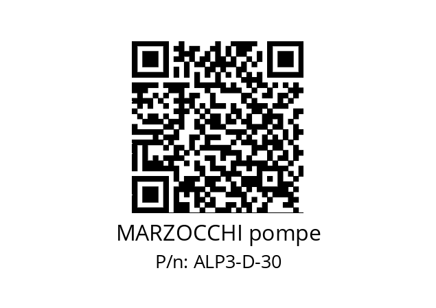   MARZOCCHI pompe ALP3-D-30