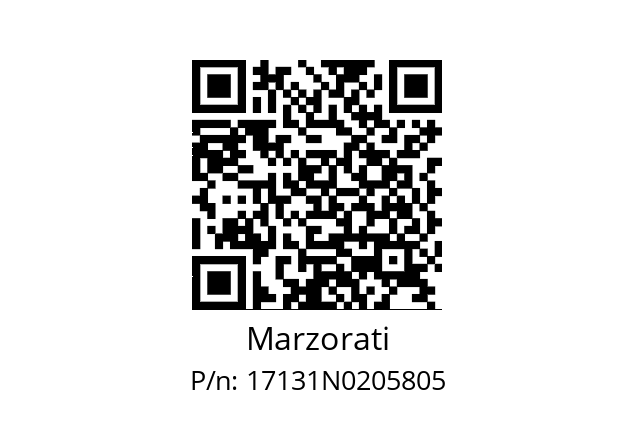   Marzorati 17131N0205805