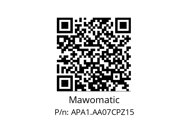   Mawomatic APA1.AA07CPZ15