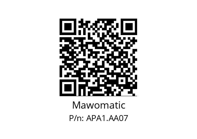   Mawomatic APA1.AA07