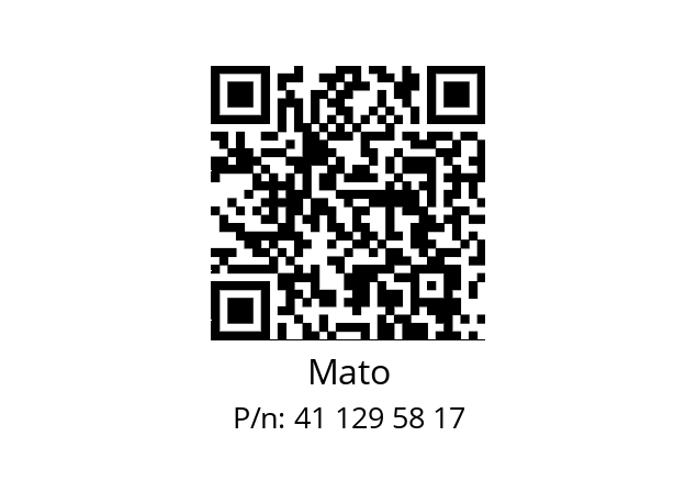   Mato 41 129 58 17