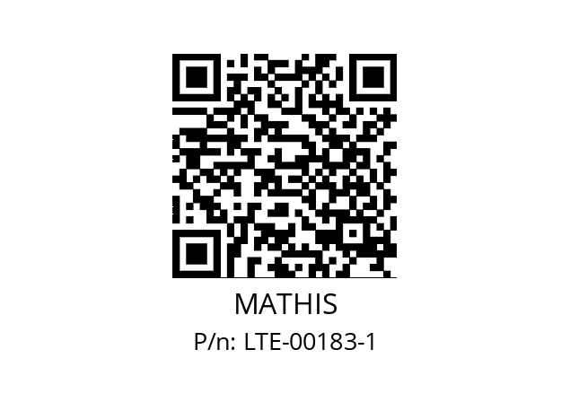   MATHIS LTE-00183-1