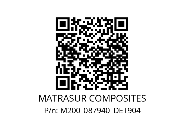   MATRASUR COMPOSITES M200_087940_DET904