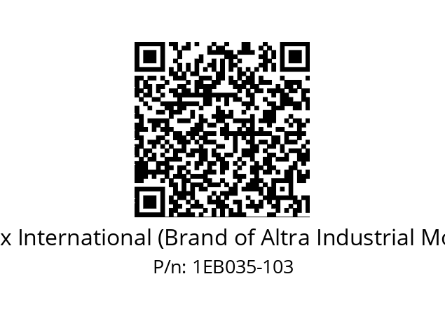   Matrix International (Brand of Altra Industrial Motion) 1EB035-103