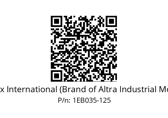   Matrix International (Brand of Altra Industrial Motion) 1EB035-125