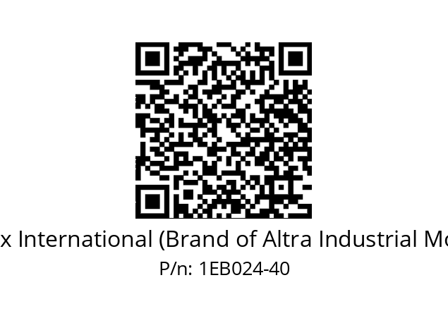   Matrix International (Brand of Altra Industrial Motion) 1EB024-40