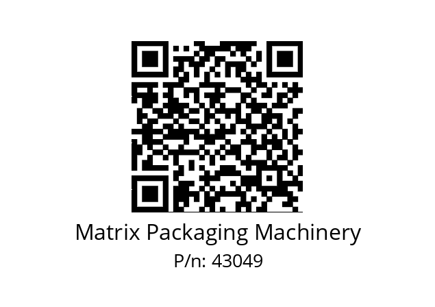   Matrix Packaging Machinery 43049