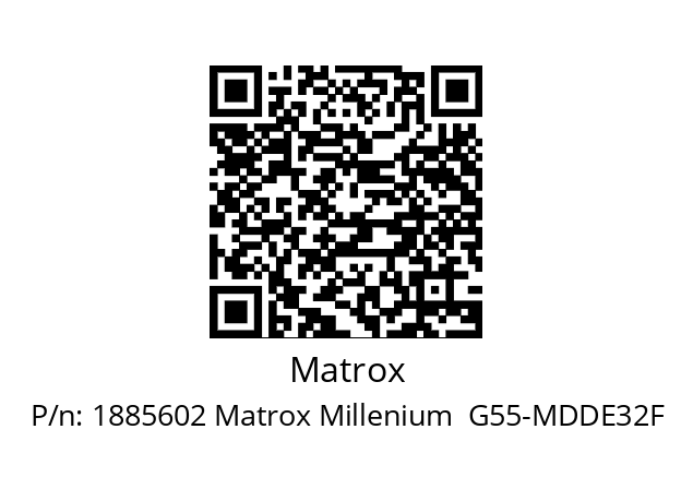   Matrox 1885602 Matrox Millenium  G55-MDDE32F