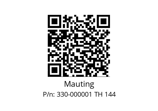   Mauting 330-000001 TH 144