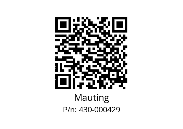   Mauting 430-000429