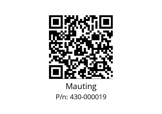   Mauting 430-000019