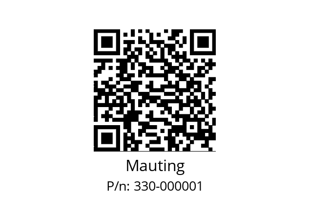   Mauting 330-000001