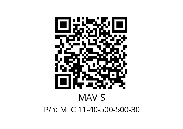   MAVIS МТС 11-40-500-500-30