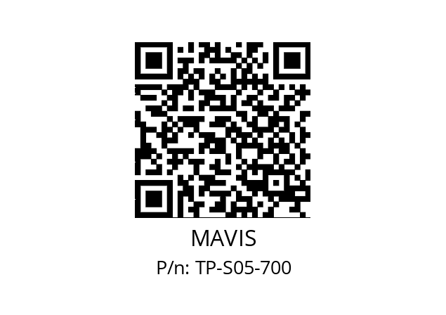   MAVIS TP-S05-700