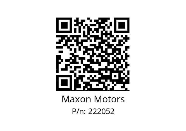   Maxon Motors 222052