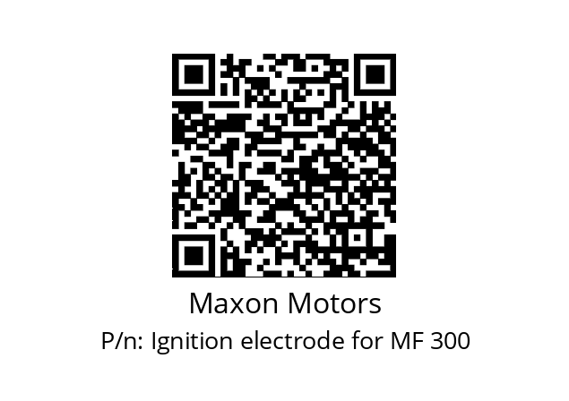   Maxon Motors Ignition electrode for MF 300