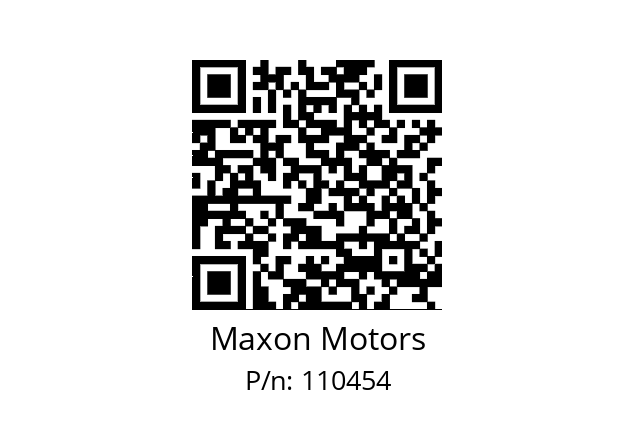   Maxon Motors 110454