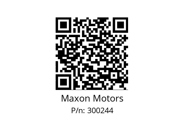   Maxon Motors 300244