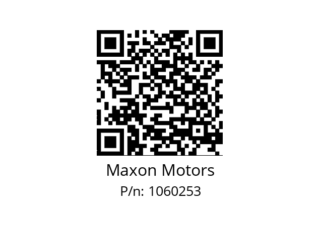   Maxon Motors 1060253