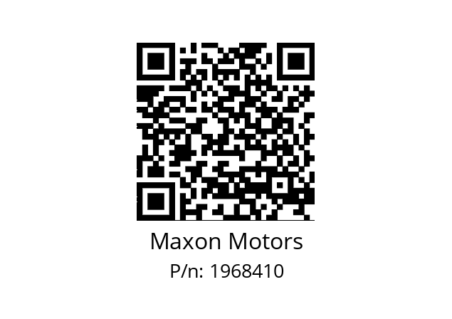   Maxon Motors 1968410