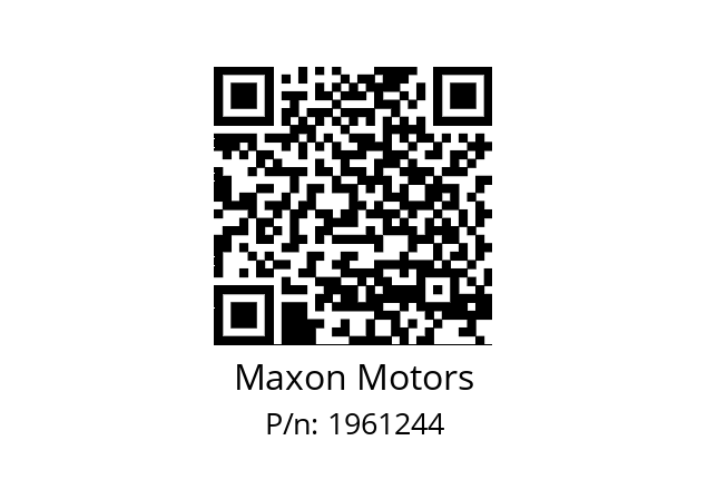   Maxon Motors 1961244