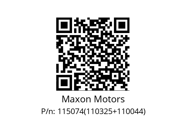   Maxon Motors 115074(110325+110044)