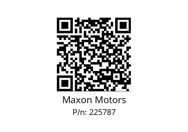   Maxon Motors 225787