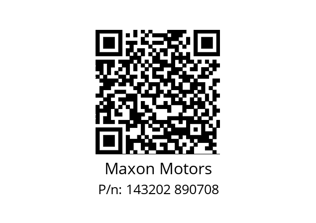   Maxon Motors 143202 890708