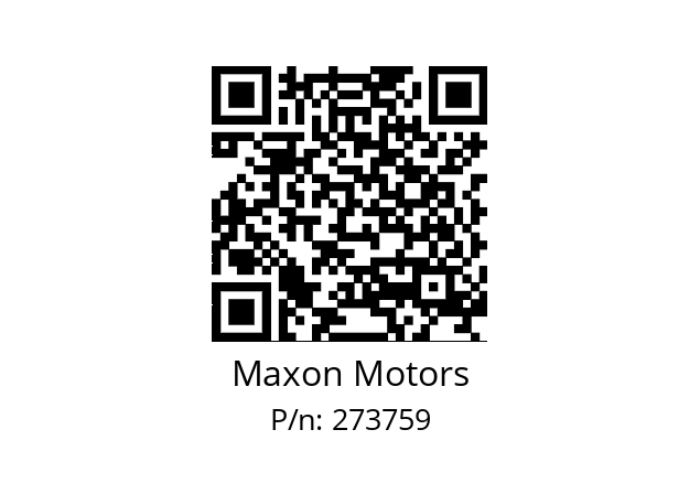   Maxon Motors 273759