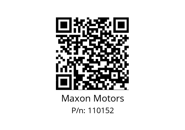   Maxon Motors 110152