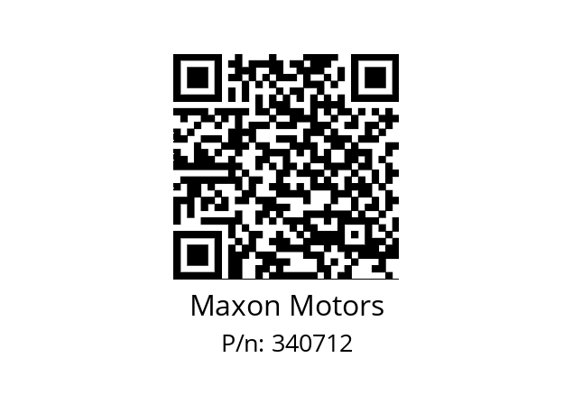   Maxon Motors 340712