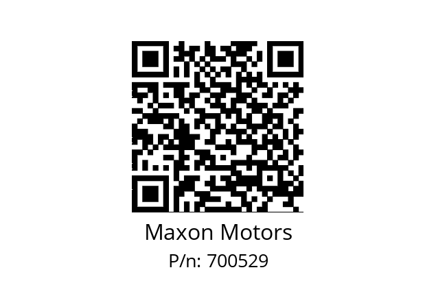   Maxon Motors 700529