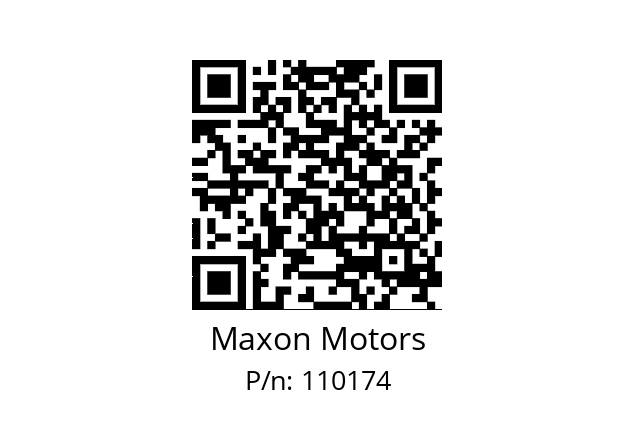   Maxon Motors 110174