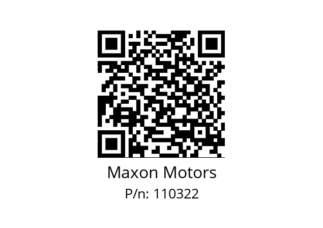   Maxon Motors 110322