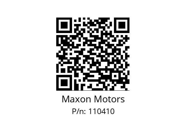   Maxon Motors 110410