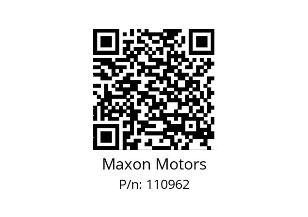   Maxon Motors 110962