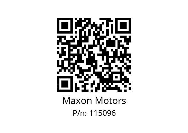   Maxon Motors 115096