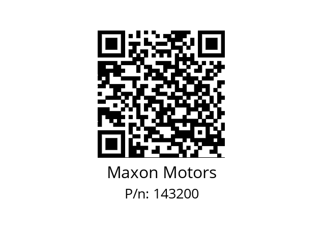   Maxon Motors 143200