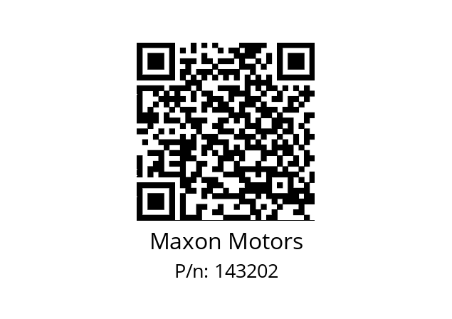   Maxon Motors 143202