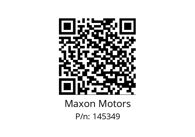   Maxon Motors 145349