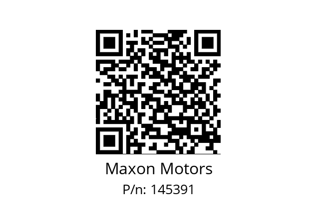   Maxon Motors 145391